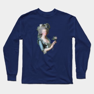 Marie Antoinette with a Rose Long Sleeve T-Shirt